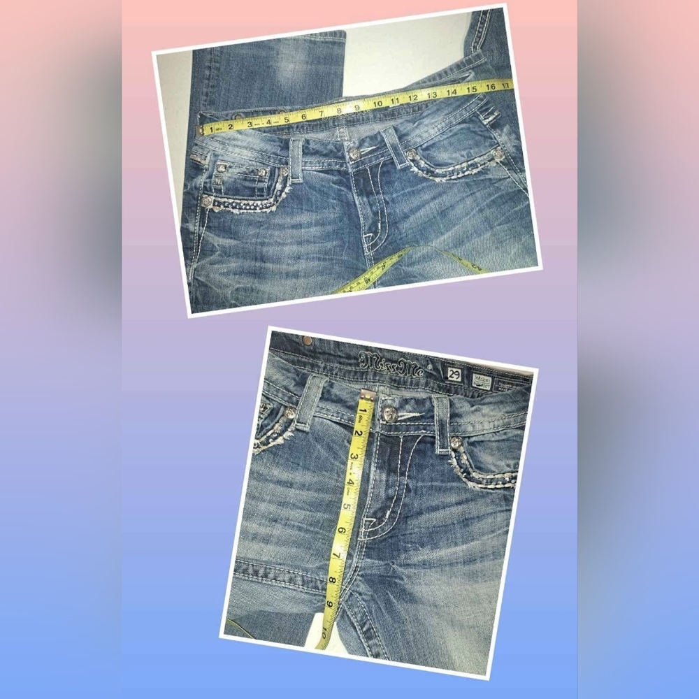 Miss Me Jeans Size 29 X 35 Easy Boot - Like New!! - Picture 9 of 9